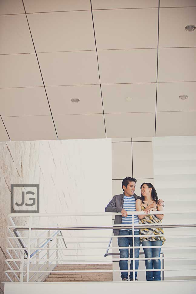 Getty Center Engagement Photography