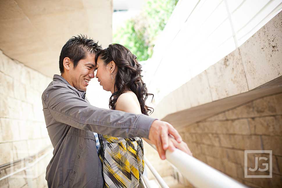 Getty Center Engagement Photography