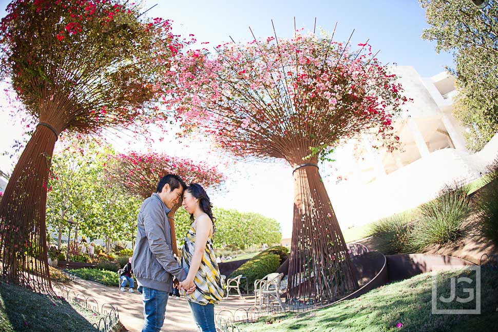 Getty Center Engagement Photography