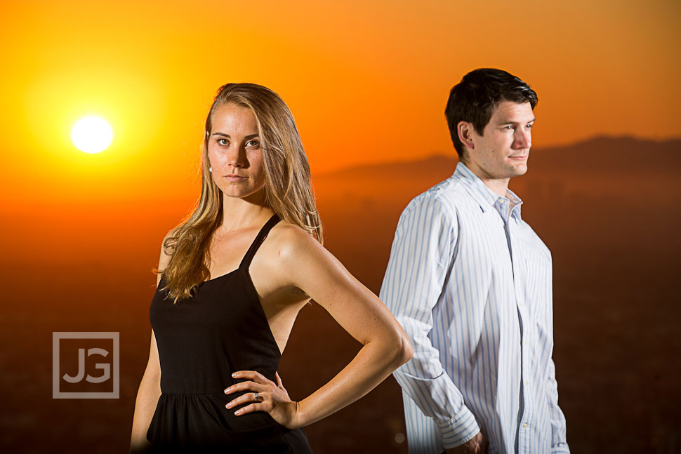 Helipad Rooftop Engagement Photography