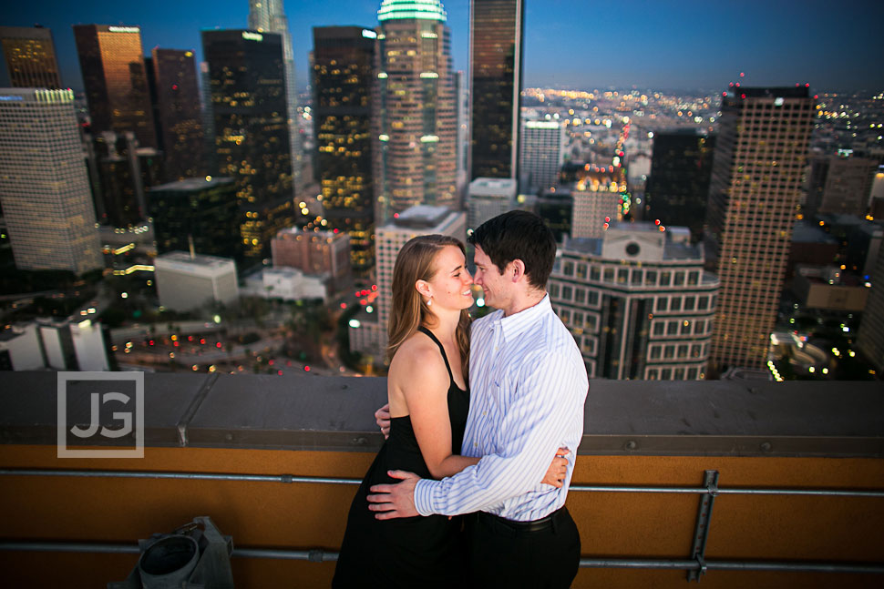 Rooftop Engagement Photography
