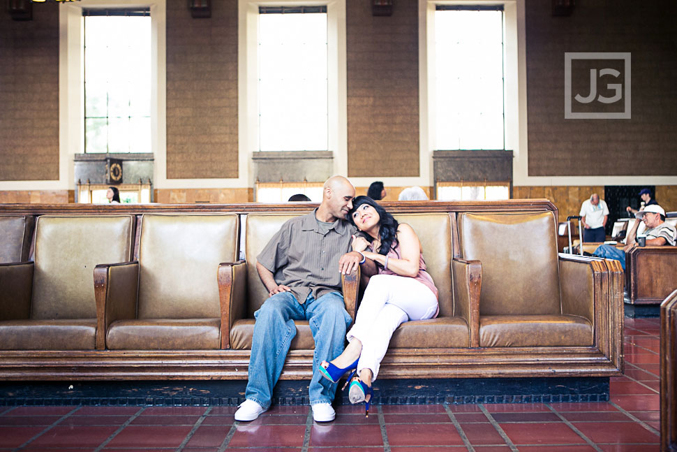 Union Station Engagement Photography