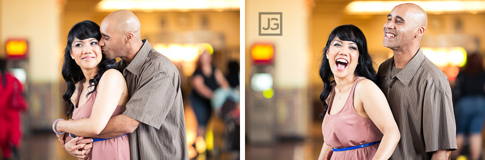 Union Station Engagement Photography