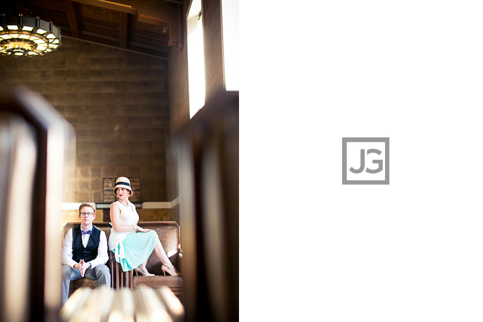 Vintage Union Station Engagement Photography