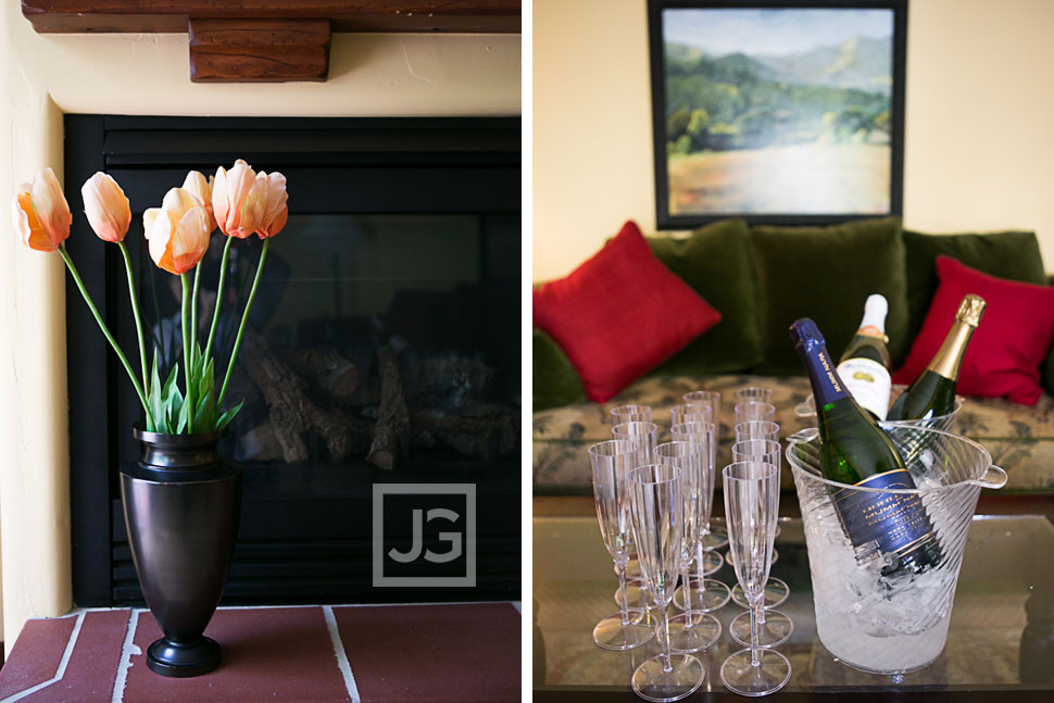 Hotel Los Gatos Wedding Preparation