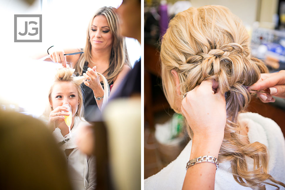 Hotel Los Gatos Wedding Preparation
