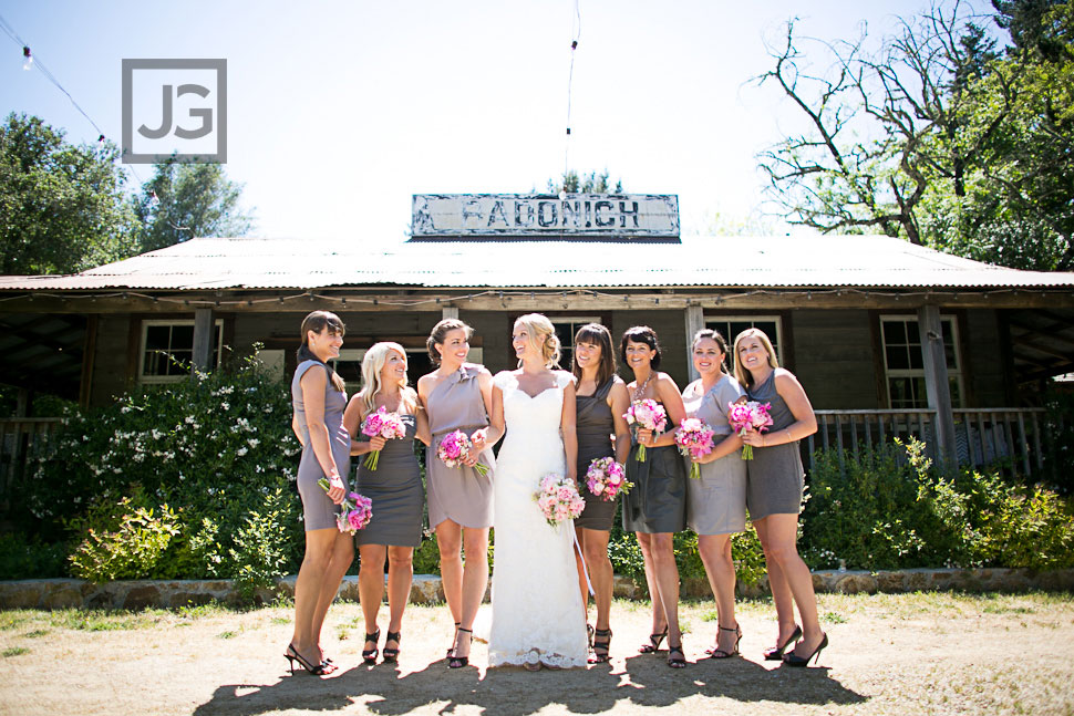 Radonich Ranch Wedding Party Photography