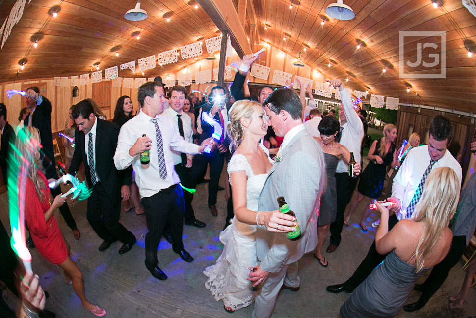 Radonich Ranch Wedding Reception Barn Dancing