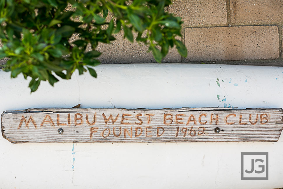 Malibu West Beach Club Sign