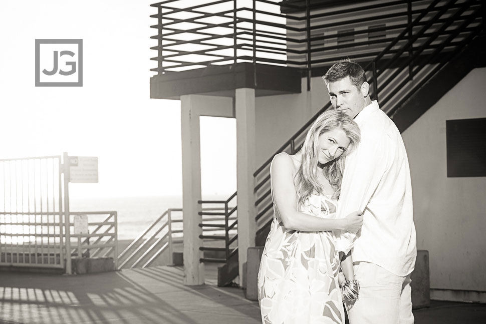Manhattan Beach Pier Engagement Photography