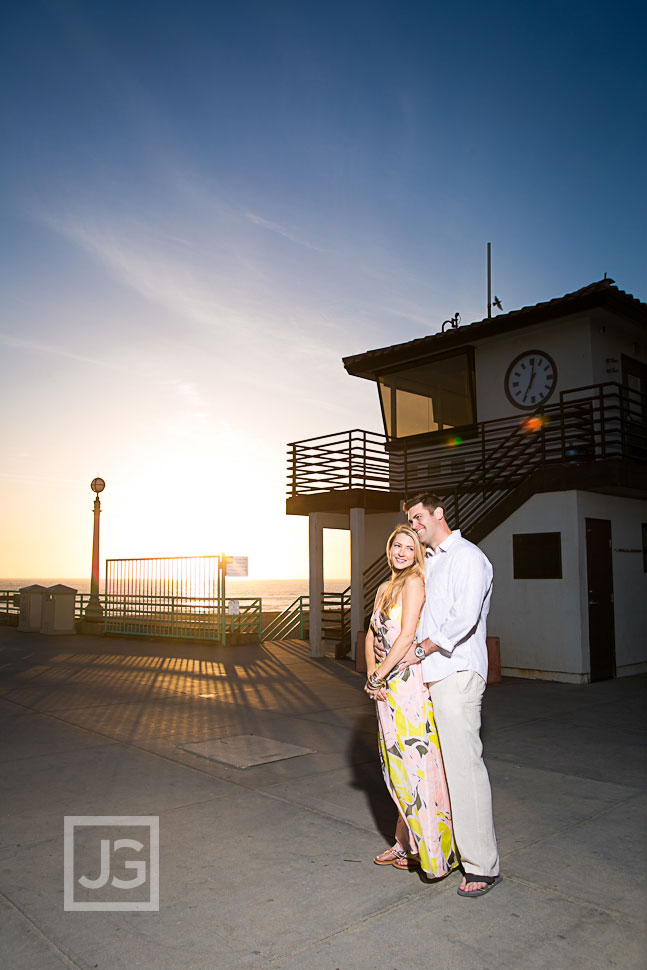Manhattan Beach Pier Engagement Photos