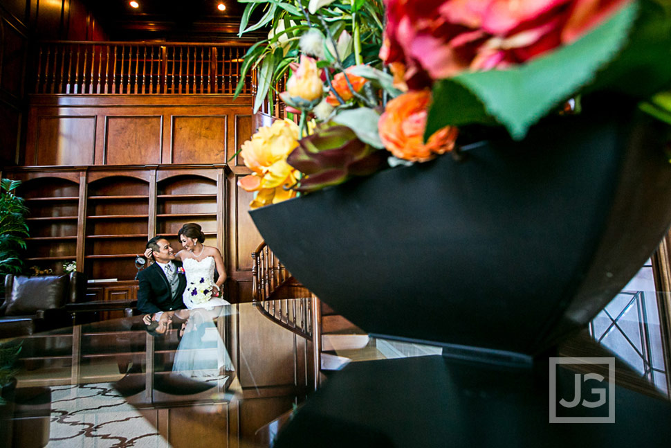 Wedding Photography in the Mansion Library