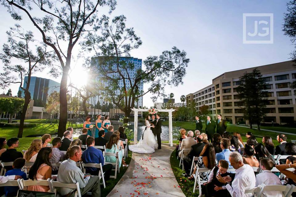Costa Mesa Mariott Wedding Ceremony