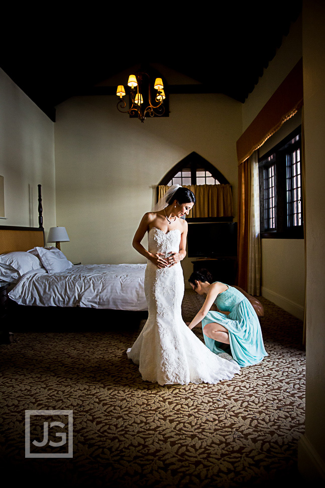 Wedding photography at the Mission Inn