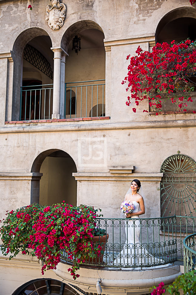 Wedding Bride at Mission Inn