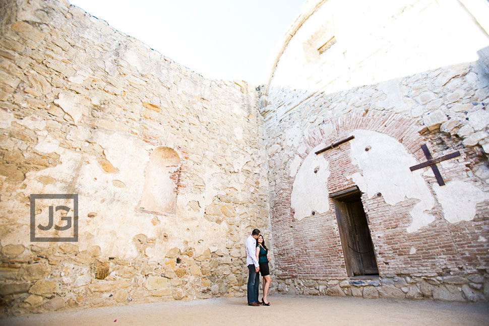 Mission San Juan Capistrano engagement photography