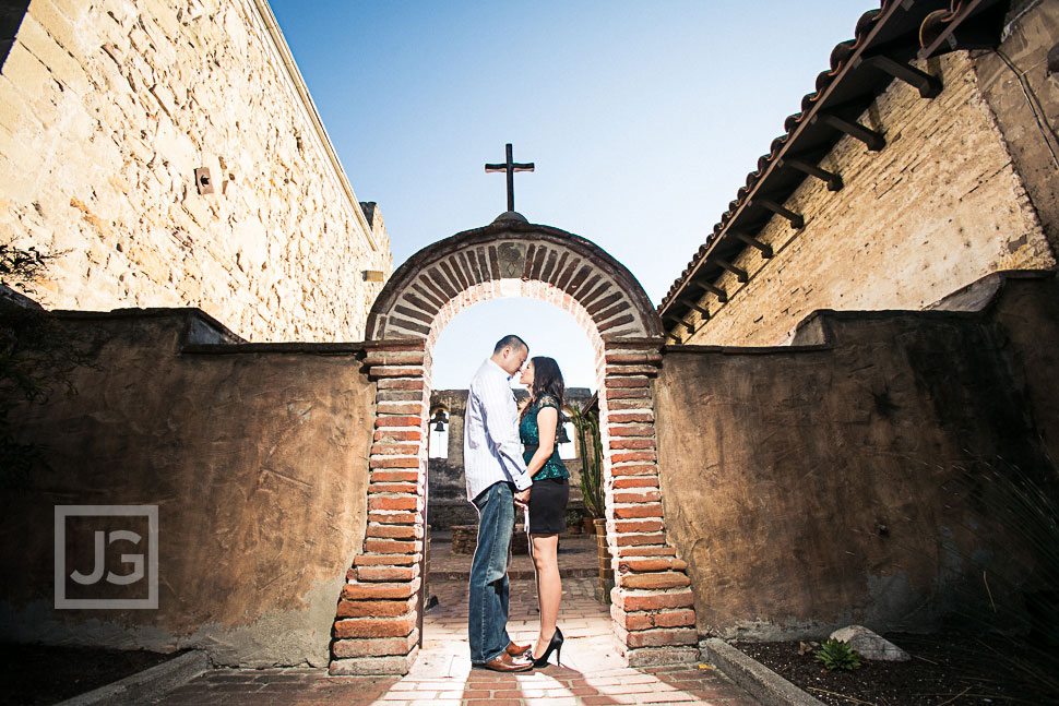 Mission San Juan Capistrano engagement photography