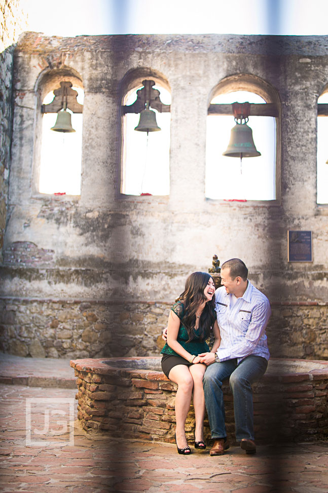 Mission San Juan Capistrano engagement photography