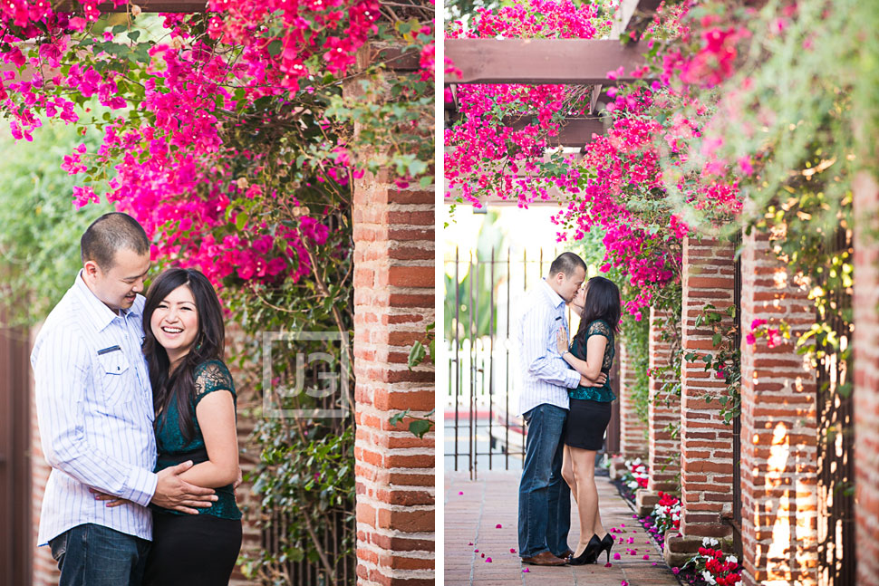 Mission San Juan Capistrano engagement photography