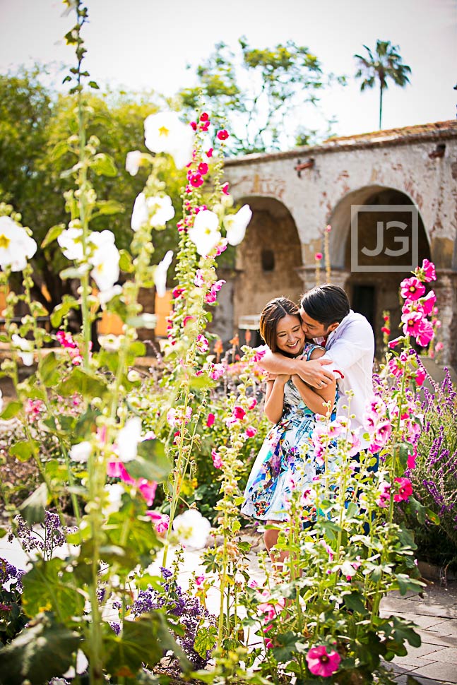 Flowers at Mission San Juan Capistrano