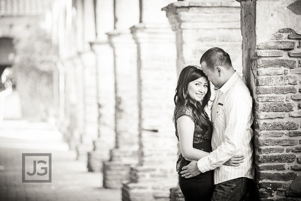 Mission San Juan Capistrano engagement photography