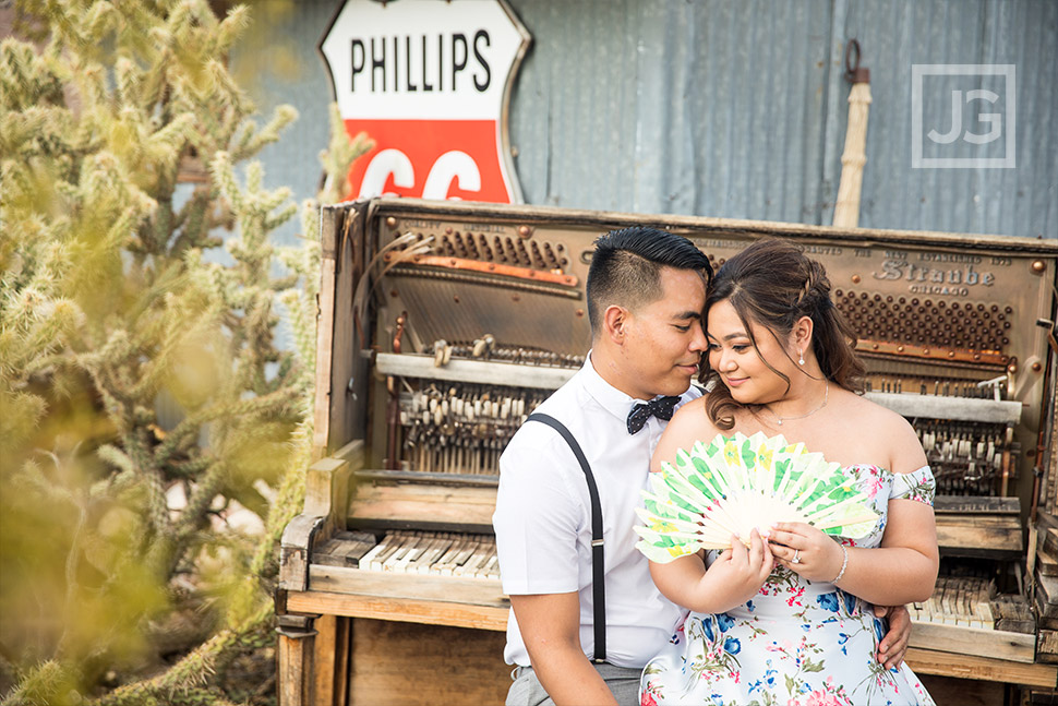 Piano engagement photo