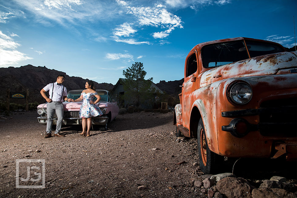 desert engagement photography