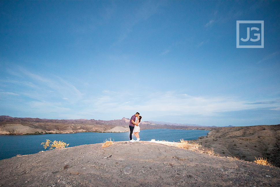 desert engagement photography