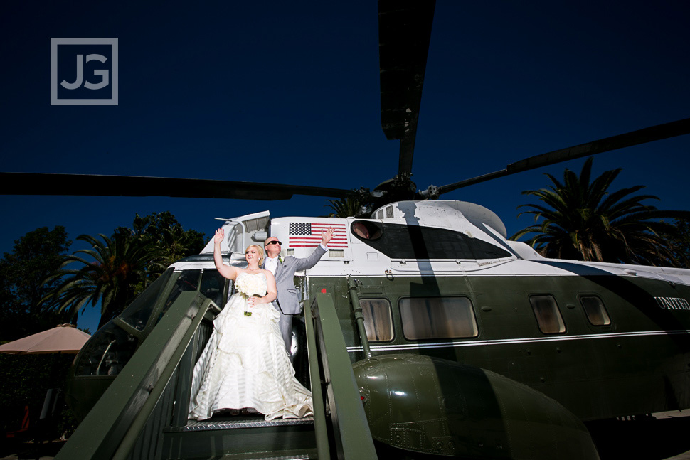 Nixon Library Helicopter