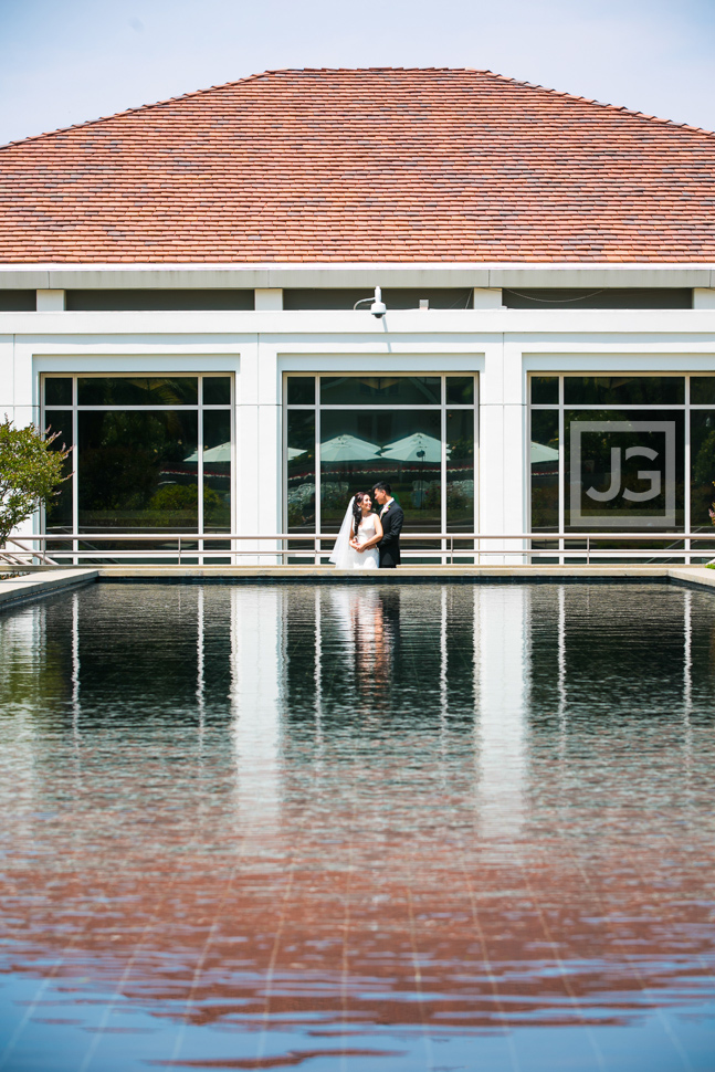 Nixon Library Pool Wedding Photography