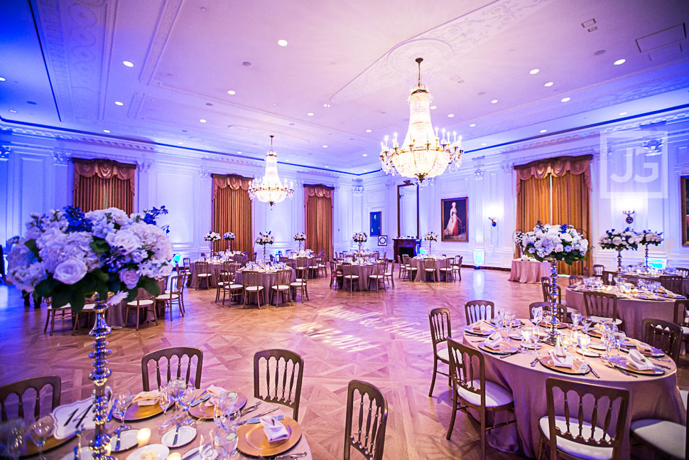 Nixon Library East Room Wedding Reception