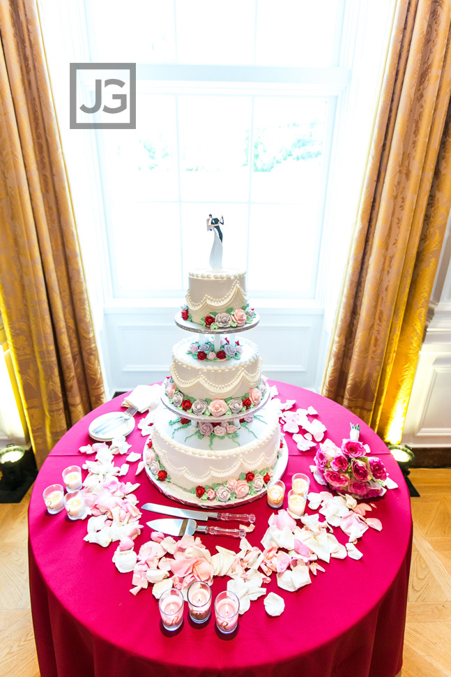 Richard Nixon Library Wedding Cake Reception
