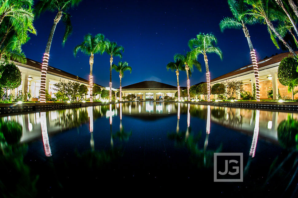 Nixon Library at Night, Pool