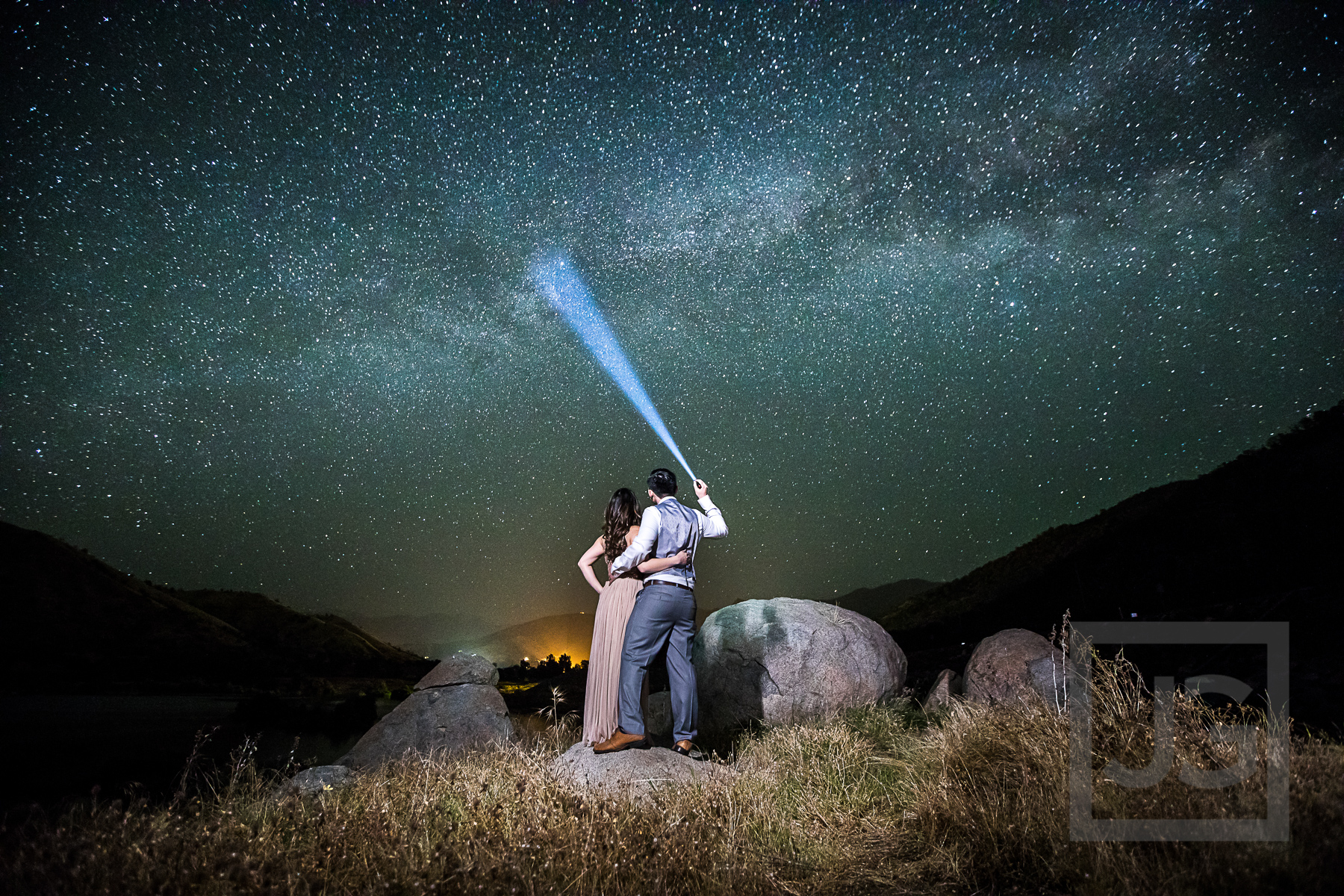 Milky Way engagement photography