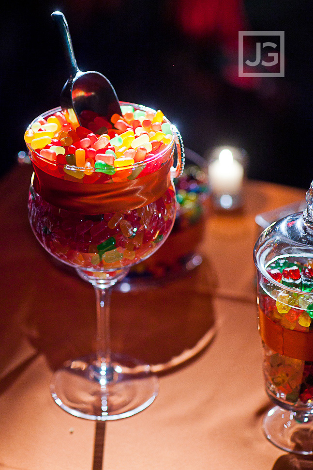 Wedding Reception LA River Center Candy Bar