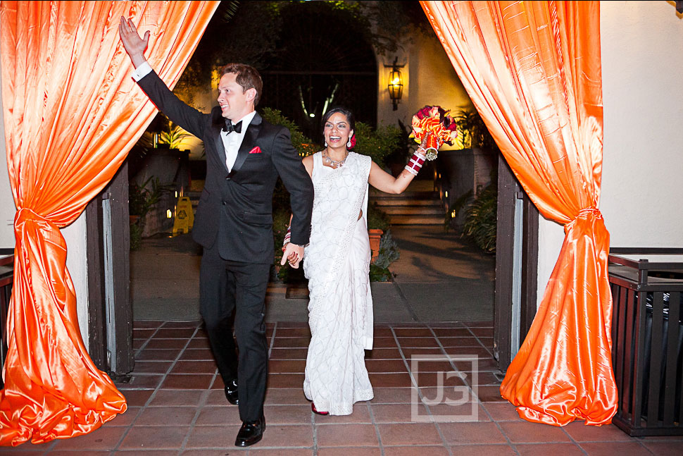 Grand Entrance Wedding Reception LA River Center