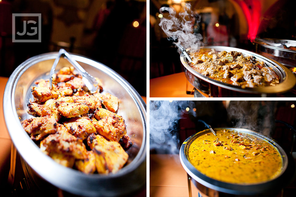 Wedding Reception LA River Center Indian Food