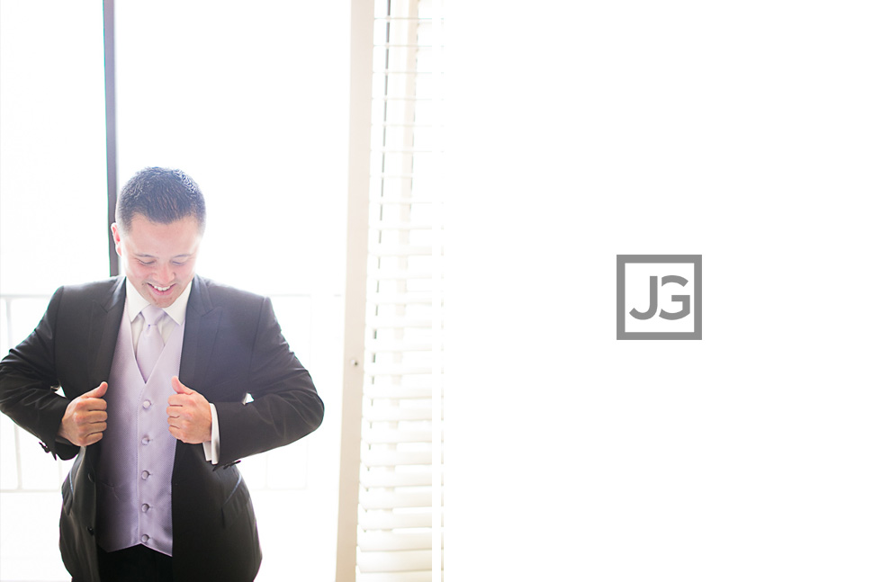 Groom Preparation at Pacific Palms
