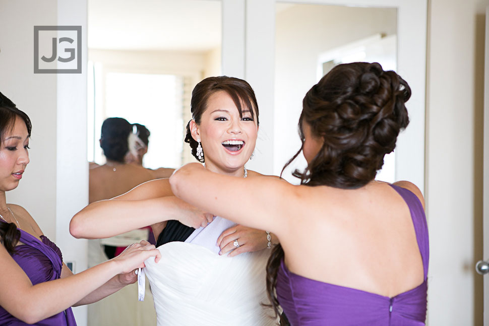 Bride Preparation at Pacific Palms
