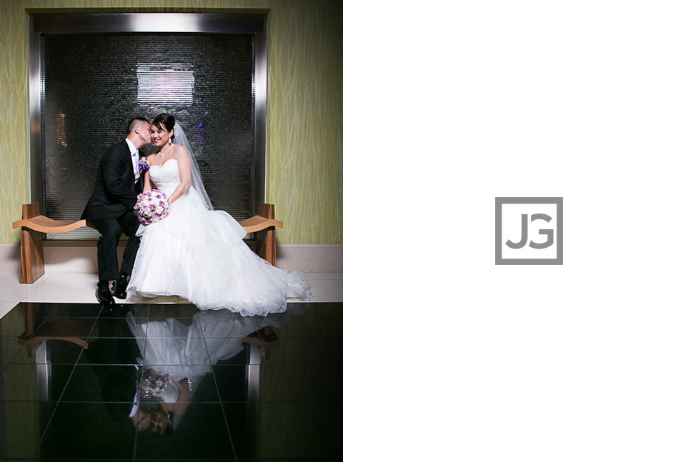 Pacific Palms Lobby Wedding Photo