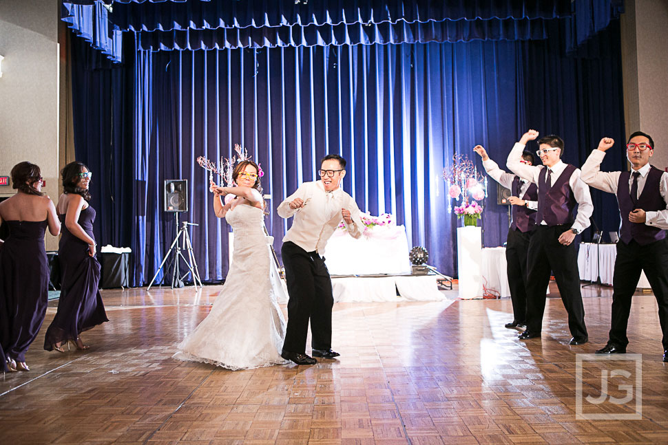 Pacific Palms Resort Wedding Reception Grand Entrance