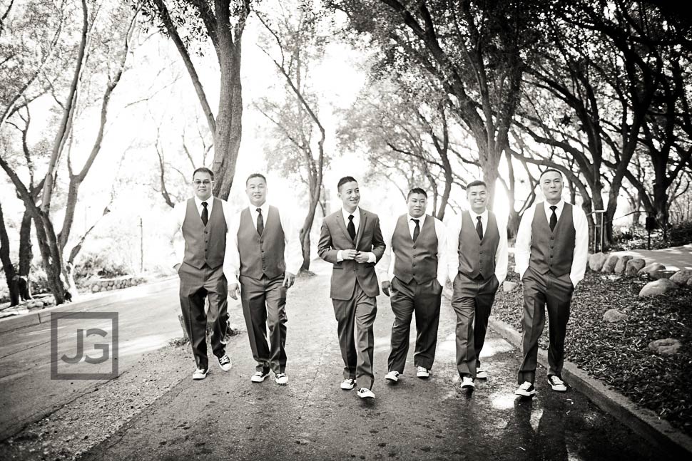Groomsmen at Padua Hill