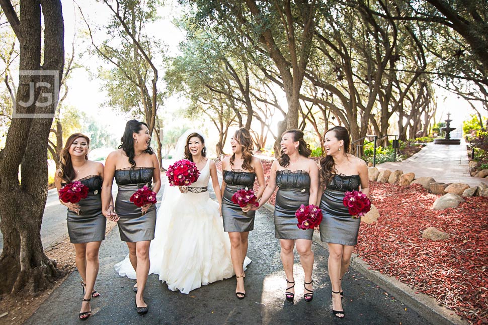 Bridesmaids at Padua Hill