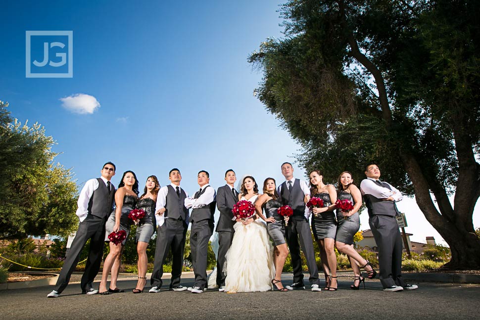 Bridal Wedding Party at Padua Hills Theatre