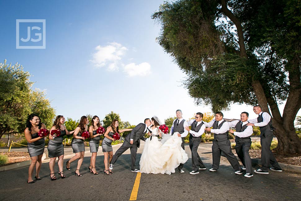 Bridal Wedding Party at Padua Hills Theatre