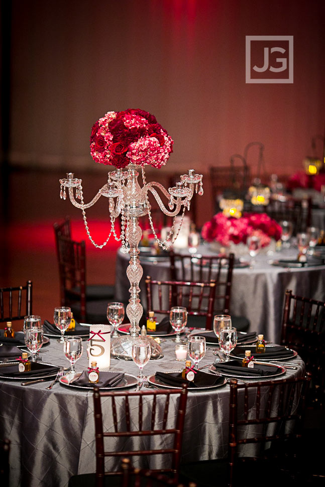 Padua Hills Theatre Wedding Reception Tables