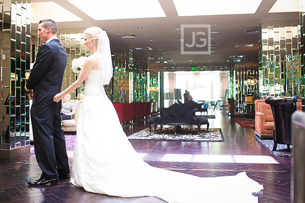Riviera Palm Springs Wedding First Look