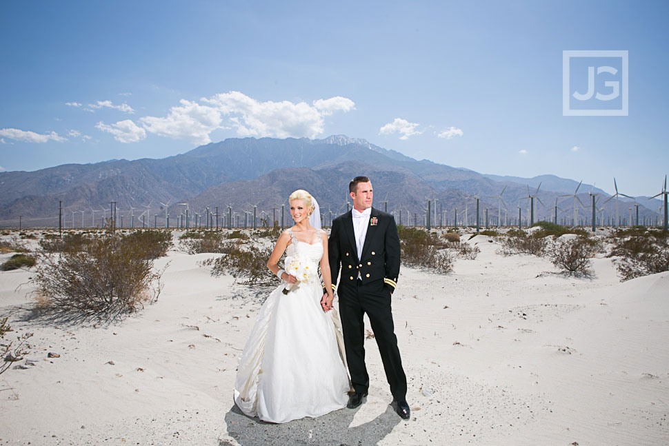 Palm Springs Wedding Photography Desert Wind Farm