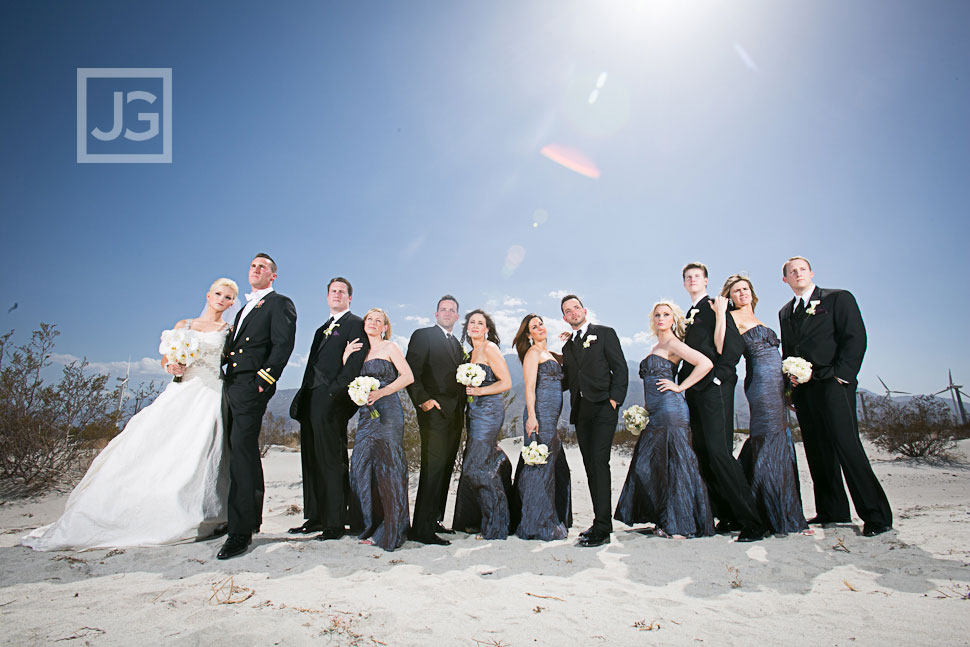 Palm Springs Wedding Party Photos
