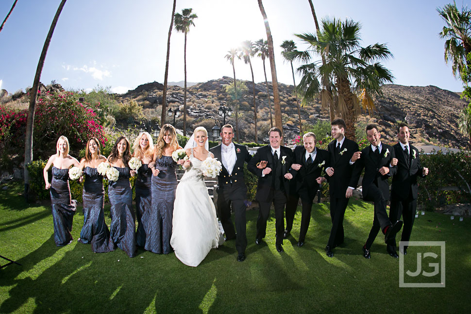 Spencer's Restaurant Palm Springs Wedding Party Photos